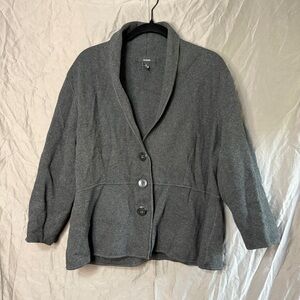 Alfani Charcoal Knit Blazer Women’s Size XL